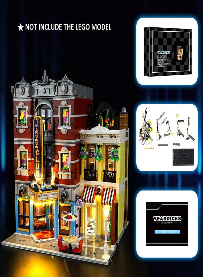 YEABRICKS LED Light for Lego-10312 Icons Jazz Club Building Blocks Model (Lego Set NOT Included) - Image 5